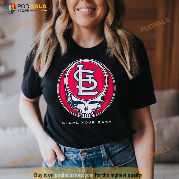 St Louis Cardinals Grateful Dead Steal Your Base T Shirt