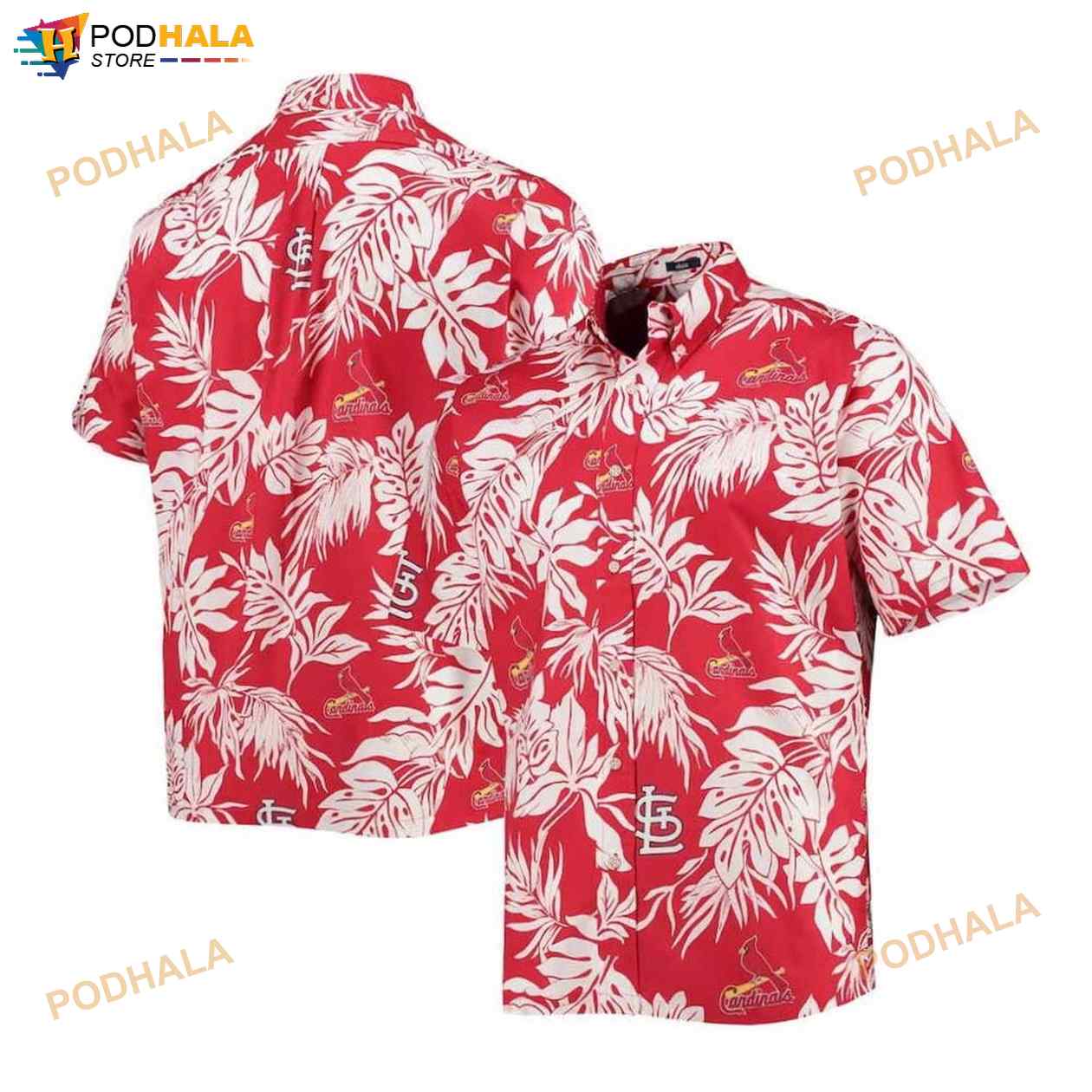 St Louis Cardinals MLB Flower Full Print Unisex Hawaiian Shirt