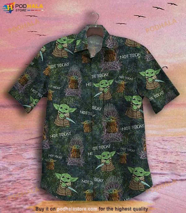 Star Wars Baby Yoda Hawaiian Shirt, Tropical Shirt