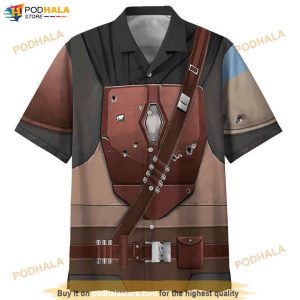Star Wars Beskar Cosplay 3D Frint Full Hawaiian Shirt, Tropical Shirt