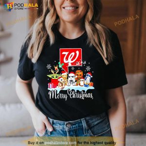 Star Wars Characters Walgreens Merry Christmas Shirt 2