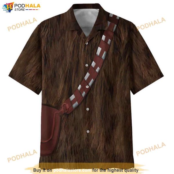 Star Wars Chewbacca Cosplay Hawaiian Shirt, Tropical Shirt