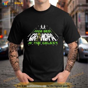 Star Wars Dad Yoda Best Grandpa In The Galaxy Shirt