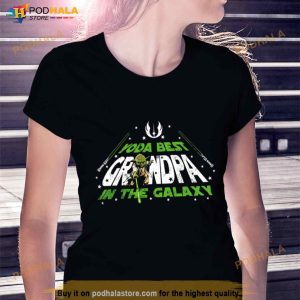 Star Wars Dad Yoda Best Grandpa In The Galaxy Shirt 2