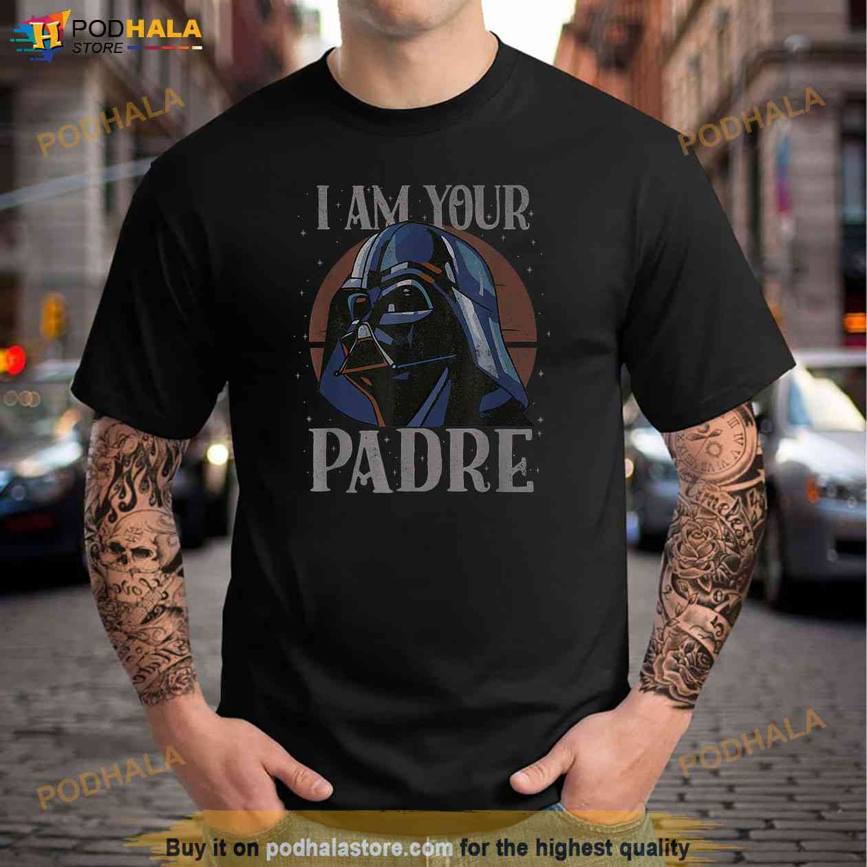 Star Wars Darth Vader Who s Your Dad T Shirts' Men's T-Shirt