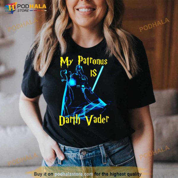 Star Wars Harry Potter My Patronus Is Darth Vader Shirt