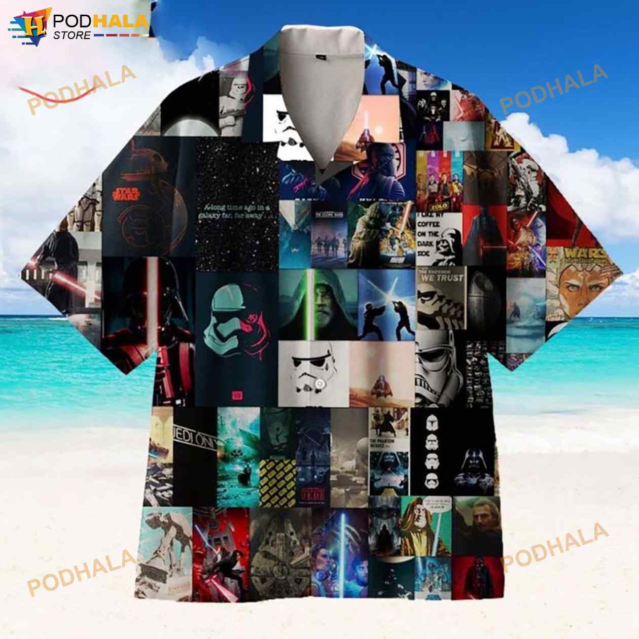Star Wars Jedi 3D Funny Hawaiian Shirt Star Wars Jedi 3D Funny Hawaiian Shirt
