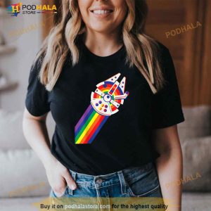 Star Wars Rainbow Millennium Falcon Shirt 2