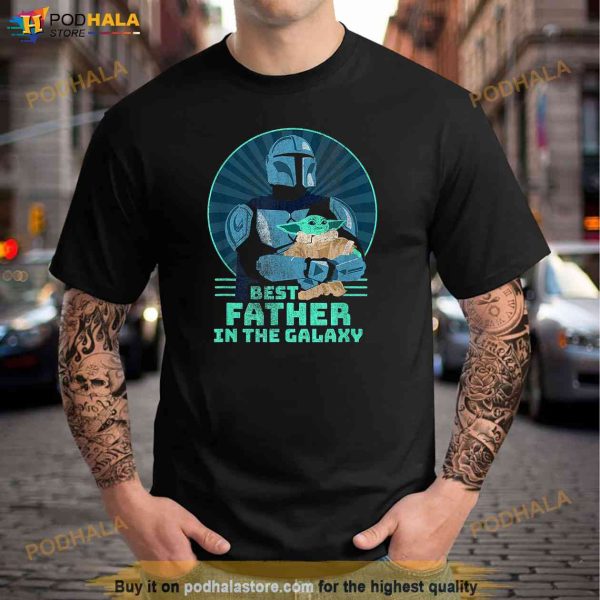 Star Wars The Mandalorian Grogu Best Fathers Day Shirt