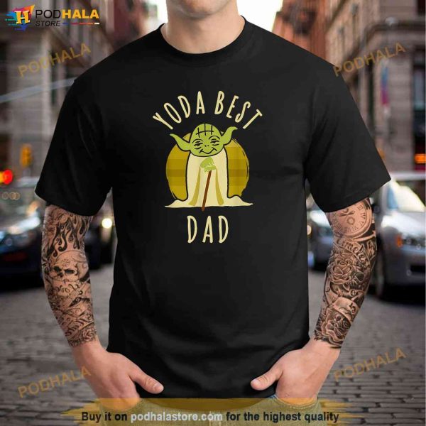 Star Wars Yoda Best Dad Cartoon Yoda Shirt