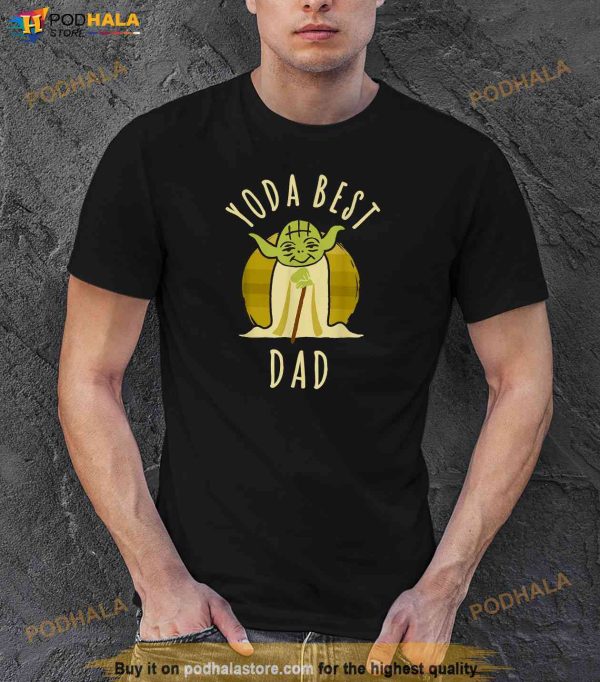 Star Wars Yoda Best Dad Cartoon Yoda Shirt