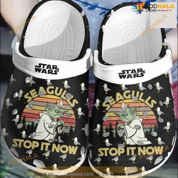 Starwar Baby Yoda Adult Size Crocs Clog Shoes