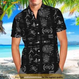 Starwars Hawaiian Shirt Summer Starwars Button Shirt For Women Men 2