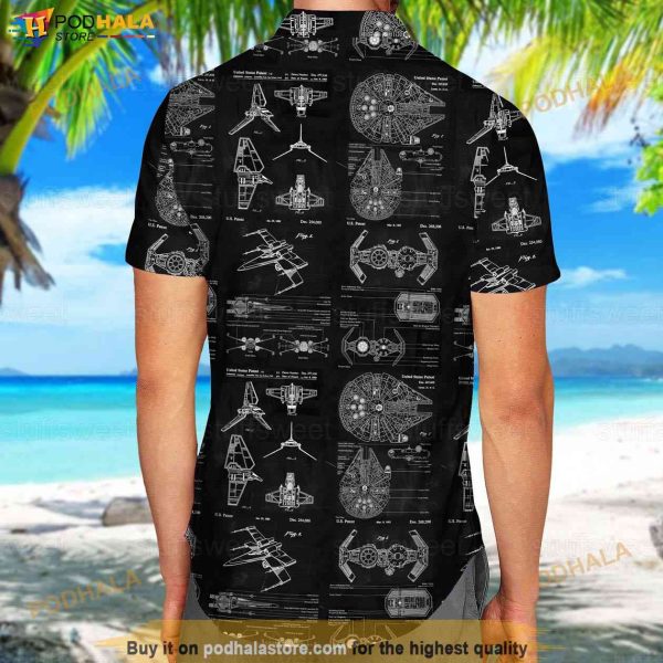 StarWars Hawaiian Shirt, Summer StarWars Button Shirt For Women Men