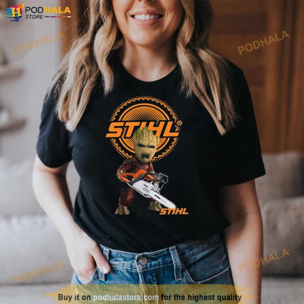 STIHL Baby Groot Chainsaw Guardians Shirt