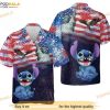 Stitch Disney 4th Of July Hawaiian Shirt, Firework Hawaiian Shirt Beach Summer