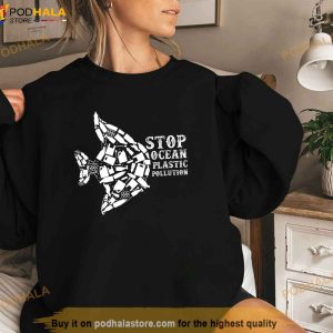 Stop Ocean Pollution Plastic Save Ocean Protect Nature Earth Shirt