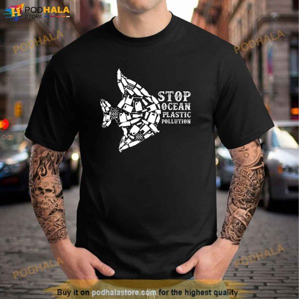 Stop Ocean Pollution Plastic Save Ocean Protect Nature Earth Shirt