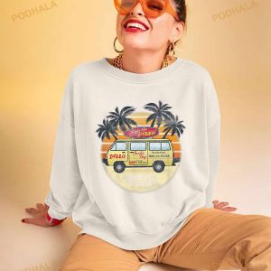 Stranger Things 4 Surfer Boy Pizza Van T Shirt