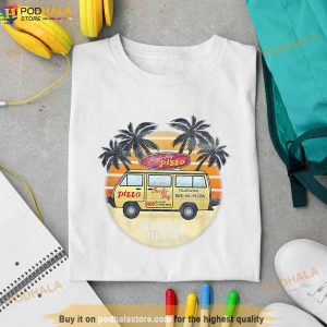 Stranger Things 4 Surfer Boy Pizza Van T Shirt 3