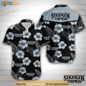 Stranger Things Floral Hawaiian Shirt, Hawaiian Outfit For Men