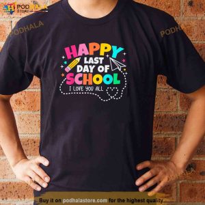 Students Kindergarten Graduation Happy End Of School Year Shirt