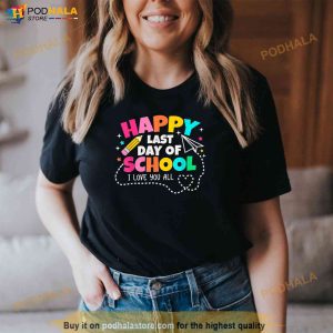 Students Kindergarten Graduation Happy End Of School Year Shirt 3