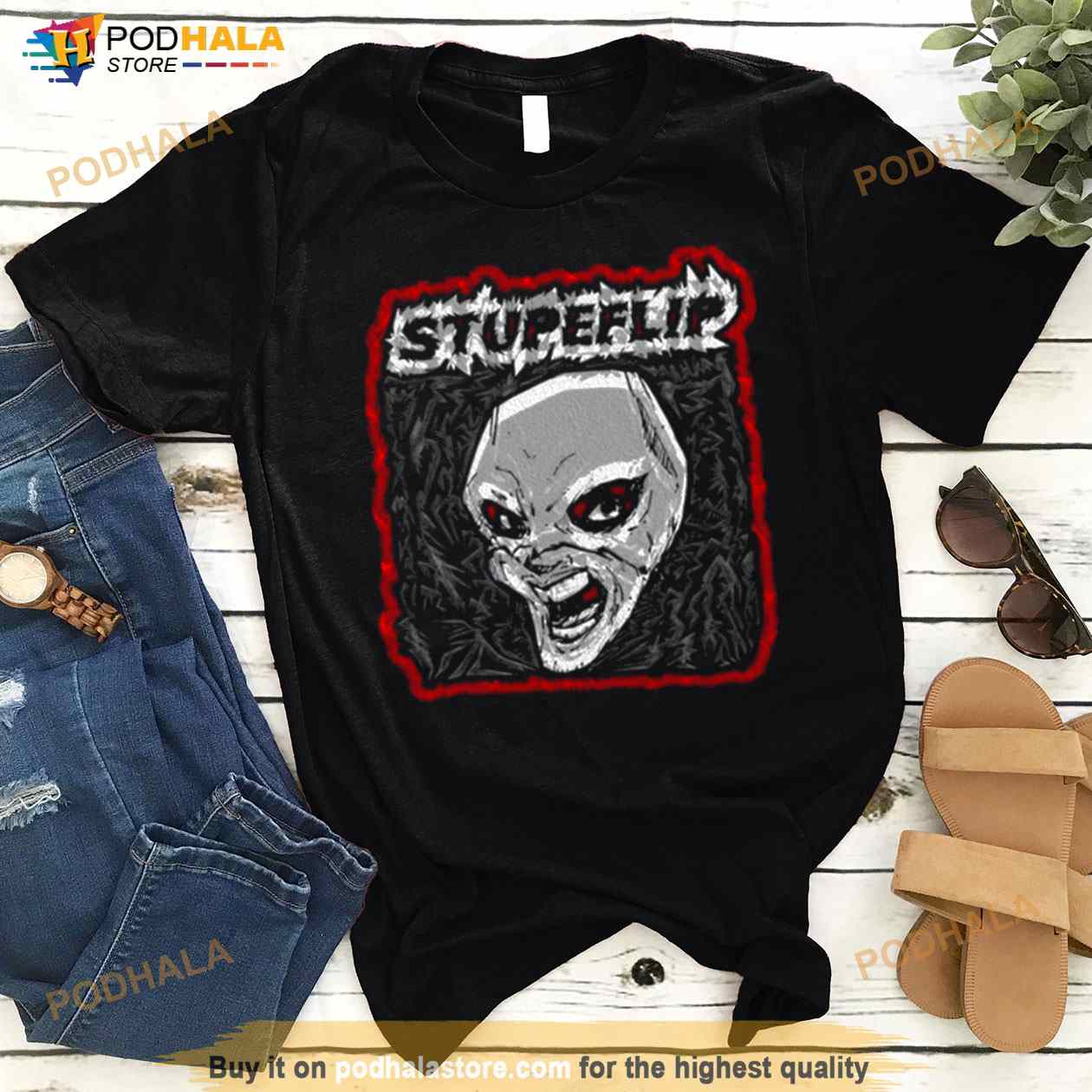 Stupeflip Redblur 2023 Tour Shirt Stupeflip Redblur 2023 Tour Shirt
