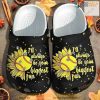 SuNFLower Baseball Lover I’ll Always Be Your Biggest Fan Pretty Design Crocs Clog Shoes