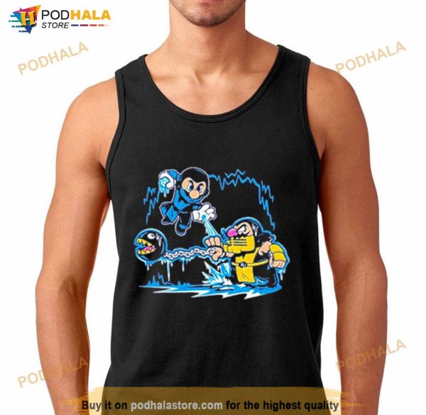 Sub Zero Wario Scorpion Shirt