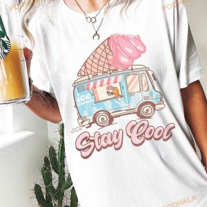 Summer Stay Cool Ice Cream Van Shirt For Summer Beach Shirt 2