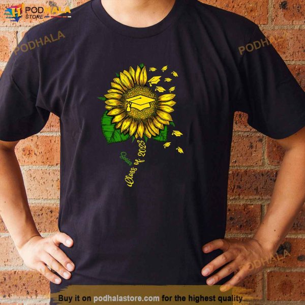 Sunflower Graduation Class of 2023 Senior Graduate Men Women Shirt