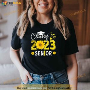 Sunflower Graduation Senior Class Of 2023 23 Graduate Shirt 3