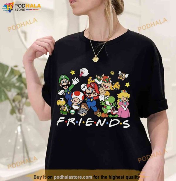 Super Mario Bros Friends Shirt, Luigi Shirt, Princess Peach Shirt, Mario Epcot Gifts