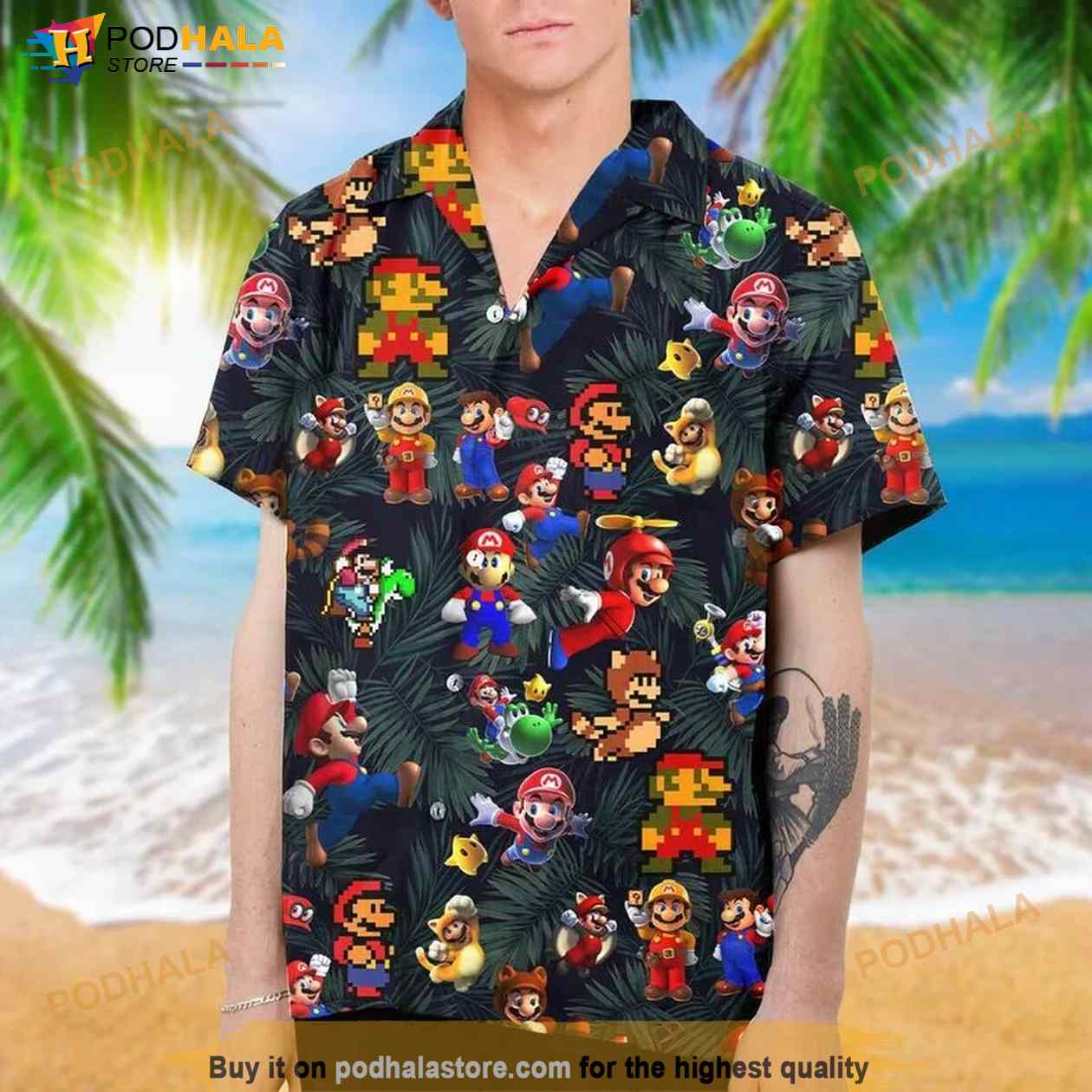 T-Rex Dinosaur Tropical Island Hawaiian Shirt, Aloha Hawaiian Shirt - Bring  Your Ideas, Thoughts And Imaginations Into Reality Today