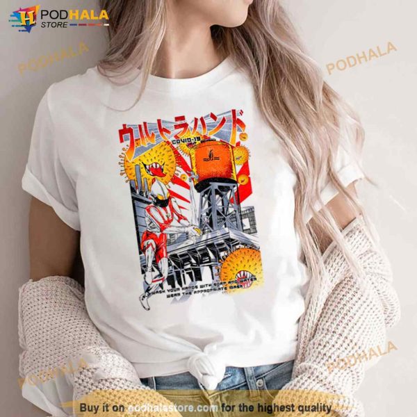 Superhero Ultraman Ultrahand Shirt