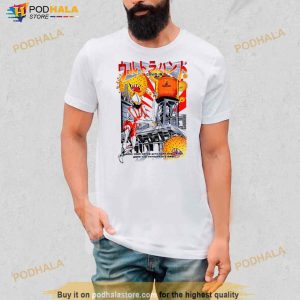 Superhero Ultraman Ultrahand Shirt 3