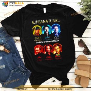 Supernatural Thanks For A Wonderful 18 Years Signature Shirt
