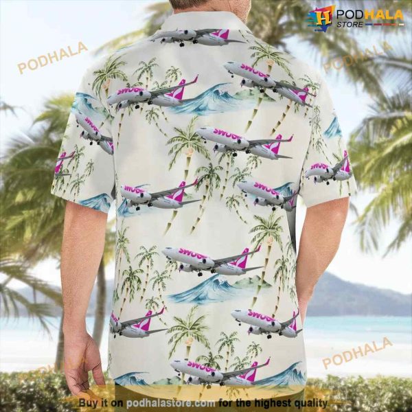 Swoop (airline) Boeing 737 Max 8 Hawaiian Shirt For Men And Women