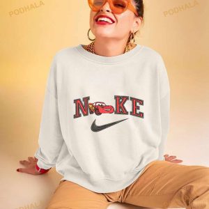 Swoosh Car Embroidered Vintage Cars Nike T Shirt 2