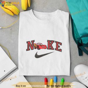 Swoosh Car Embroidered Vintage Cars Nike T Shirt 3