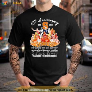 Syracuse Orange 125Th Anniversary 1898 2023 Thank You For The Memories Signatures Shirt