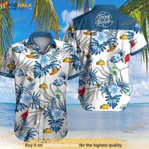 Tacos Hawaiian Shirt, Hawaiian Button Up Shirt