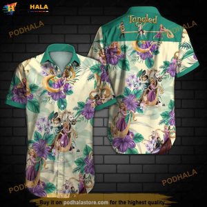 Tangled Ii Hawaiian Shirt, Hawaiian Button Up Shirt