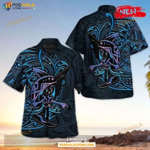 Tapu Fini Polynesian Design Hawaiian Shirt, Tropical Shirt for Women Men
