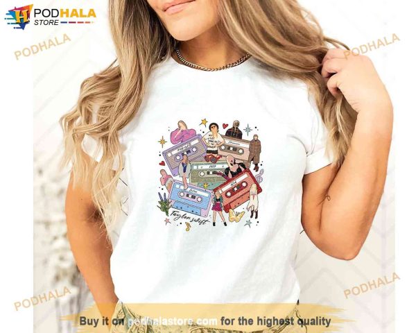 Taylor Swiftie Cassette Shirt, Swiftie Midnights Shirt, Taylor Tracklist Merch