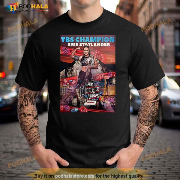 TBS Champion Kris Statlander Double Or Nothing AEW And New Shirt