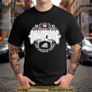 Tcu Horned Frogs 2023 Big 12 Baseball Conference Tournament Champions Shirt 3