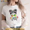 Teacher Off Duty Messy Bun Last Day Of School Teacher Shirt
