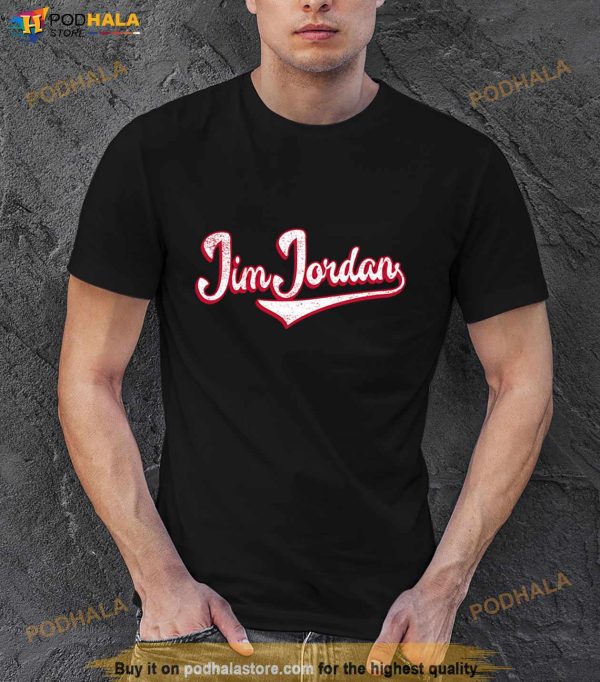 Team Jim Jordan Vintage Baseball Jim Jordan Congressman Ohio Shirt